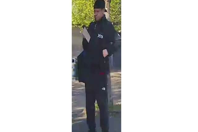 The police would like to speak to the man pictured after a woman was repeatedly racially abused and threatened while on a bus between Portchester and Fareham.