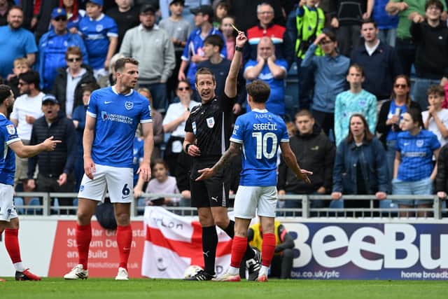 Adrian Segecic was booked by referee John Brooks.