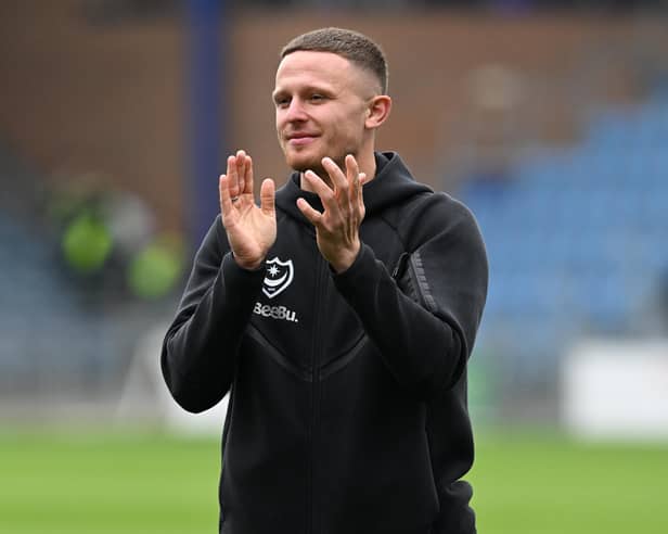 Pompey's Colby Bishop. Pic: Graham Hunt/ProSportsImages