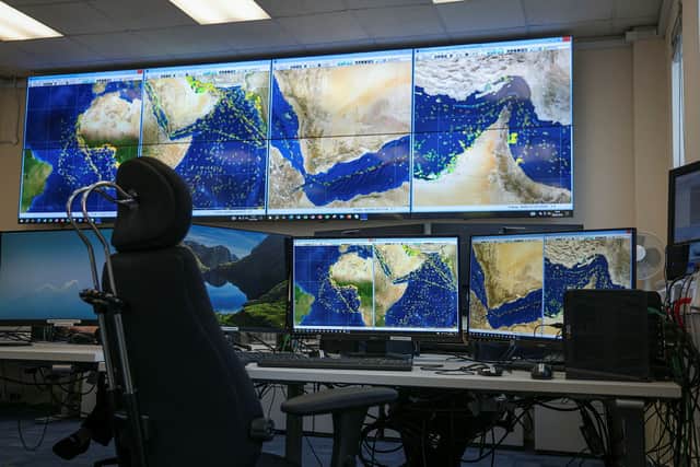 United Kingdom Maritime Trade Operations (UKMTO) is a small team which answers ‘999 calls’ from ships in the Red Sea/Gulf/Indian Ocean under attack from Houthi rebels, pirates and terrorists, as well as deals with fires and sinkings.
Calls to the centre have risen by 4 times since October.