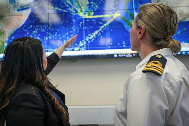 United Kingdom Maritime Trade Operations (UKMTO) is a small team which answers ‘999 calls’ from ships in the Red Sea/Gulf/Indian Ocean under attack from Houthi rebels, pirates and terrorists, as well as deals with fires and sinkings.
Calls to the centre have risen by 4 times since October.