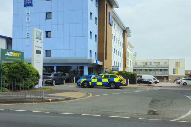 A man has been charged with arson after setting a duvet on fie in his hotel room. 

Picture: Stu Vaizey