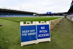 Pompey’s Fratton Park pitch is currently being replaced by a new hybrid playing surface.