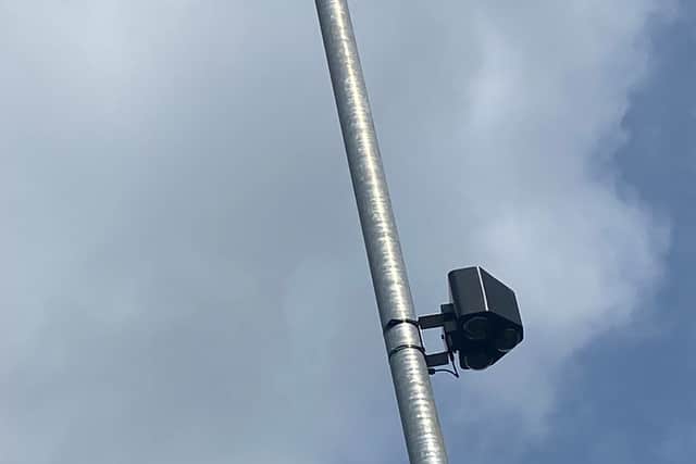 A CCTV camera was installed on the roundabout by Lakeside