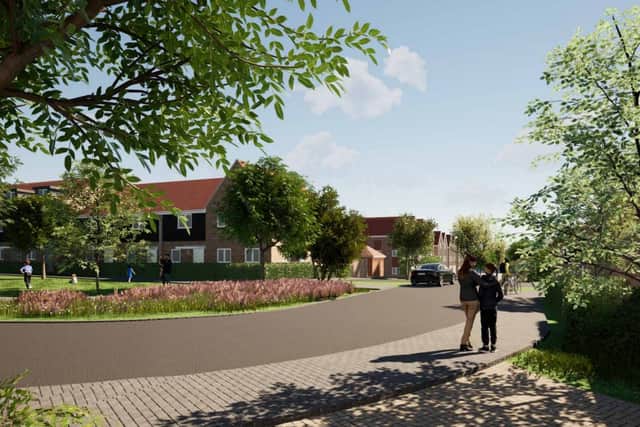 Proposed new housing at Goodwillies site in Waterlooville