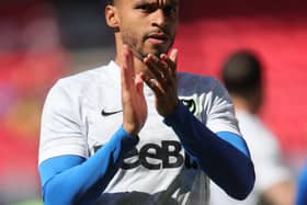 Pompey's Josh Murphy. 