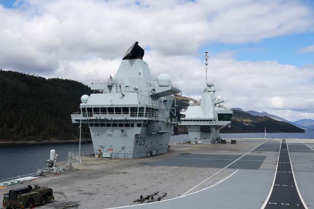 A mechanical fault has been found on HMS Prince of Wales while operating in Norway.