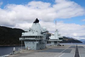 A mechanical fault has been found on HMS Prince of Wales while operating in Norway.