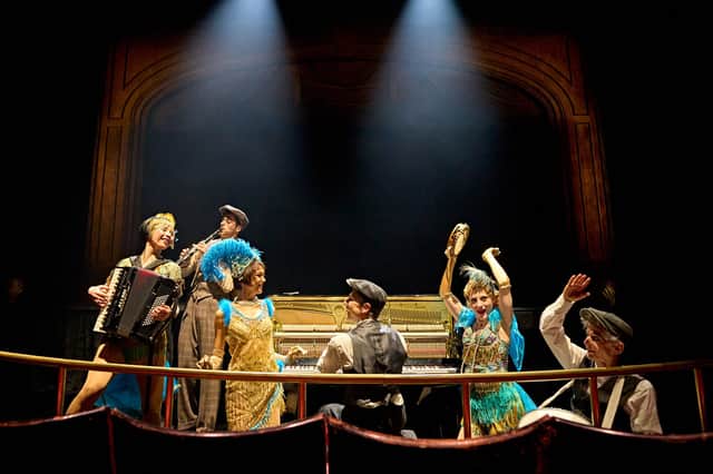 Members of Houdinis Troupe in Magic at Chichester Festival Theatre