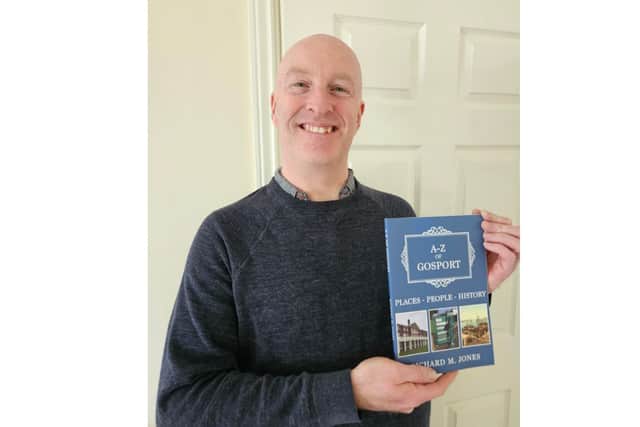 Richard M. Jones with his new book A-Z of Gosport: Places, People, History