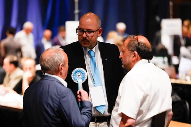Cllr George Madgwick of Reform UK at the Portsmouth election count May 7, 2026