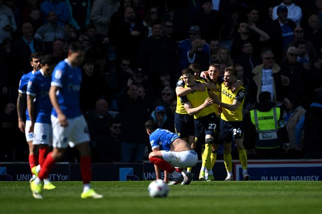 Will Lankshear netted for Oxford United during April's 2-2 draw against Pompey.