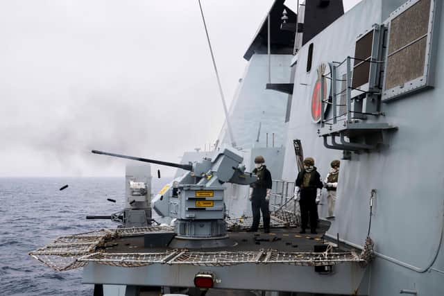 The UK could be pressured to replace HMS Dragon in the Middle East given the ‘messy situation’ in the Red Sea, academics have said.
