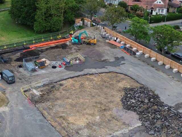 Construction work has officially started at Bransbury Park after months of preparatory work. 

Picture: Habibur Rahman
