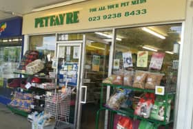 Petfayre in West Street, Portchester, has closed after more than 25 years of business.