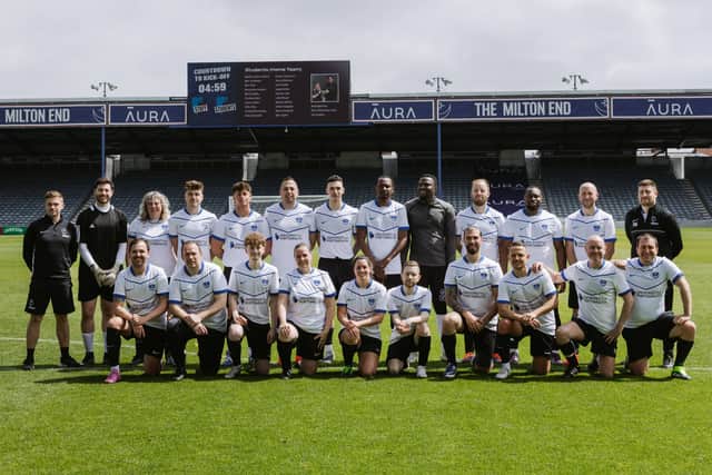 University of Portsmouth raises over £11k at Fratton Park as charity match marks 7th year
Pictured: Staff Football Team
Picture: Helen Yates
