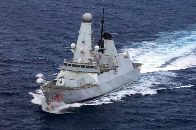 HMS Dragon, Portsmouth-based Royal Navy destroyer, will be part of a multinational force aimed at protecting the freedom of navigation once the Strait of Hormuz reopens. It's expected to be a difficult task due to hostilities from Iran, academics said.