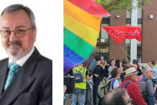 Colin Towell posted about the diversity protest in Gosport om Saturday
