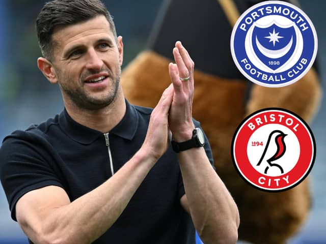 Pompey boss John Mousinho is being eyed by Bristol City.