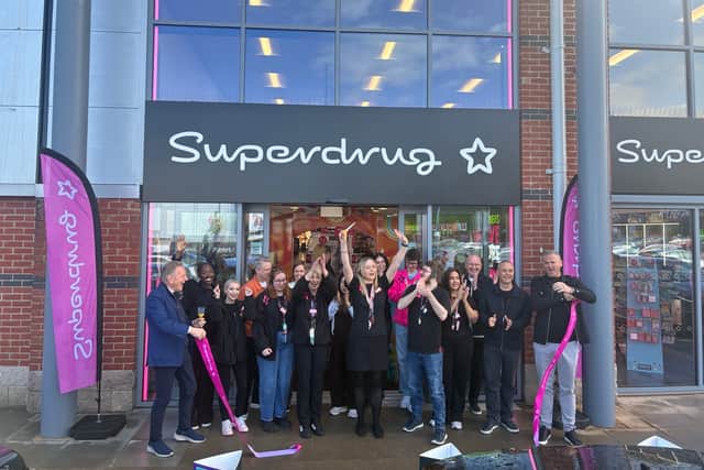 Opening of new Superdrug store in Waterlooville's Wellington Retail Park