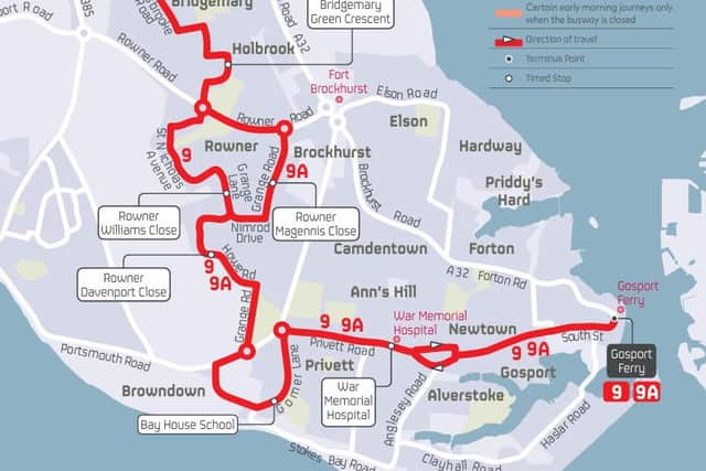 Concern after Gosport bus route is axed and combined with another service