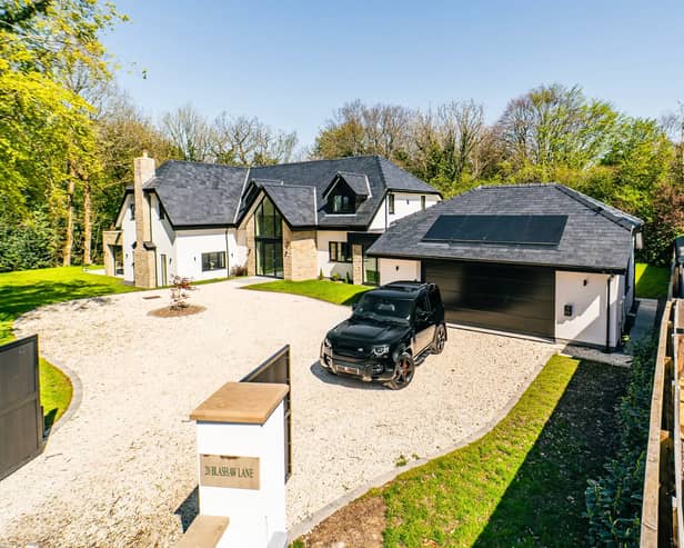 The house is set in gorgeous rural surroundings, and the driveway has plenty of space for the bonus Land Rover 