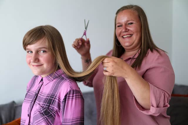 Lily-Mae and her mother Claire