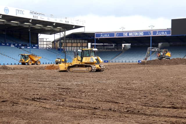 Fratton Park is undergoing a £1.5m pitch project at present. Picture: Habibur Rahman