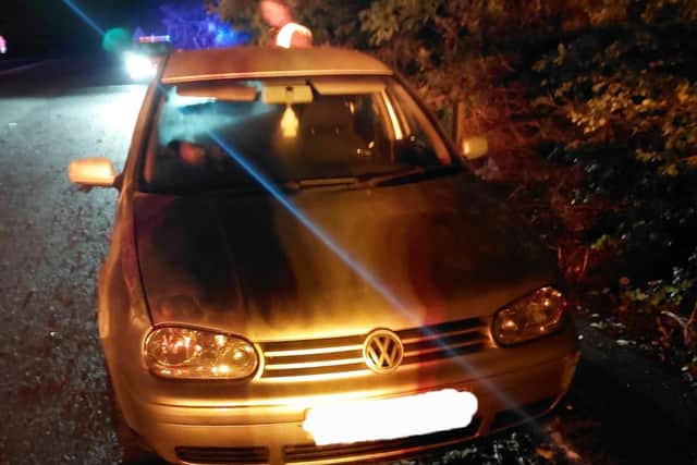 A man was arrested and his vehicle seized on the M27 due to drug offences.