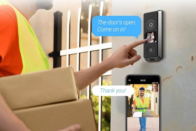 The video display on the doorbell isn't exactly a game-changer, but it's a really clever addition