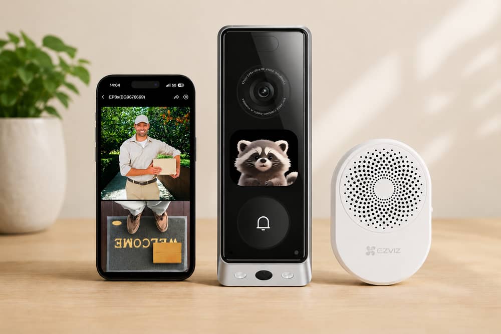 The EZVIZ EP8 Ultra is quite possibly the best video doorbell out there right now