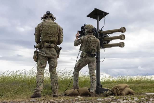 Royal Marines from the Air Defence Troop are tasked with protecting Cyprus and the eastern Mediterranean, replacing the Royal Navy destroyer HMS Dragon.