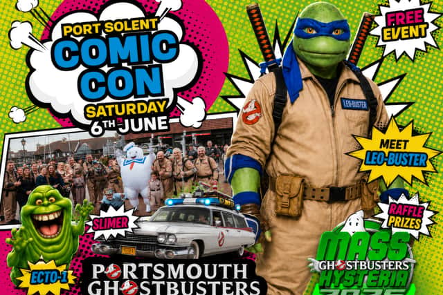 Portsmouth Ghostbusters will be at Port Solent Comic Con on Saturday, June 6.