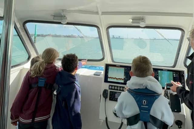 Pictured: FreeSpirit - a new boat created to provide learning opportunities and support for young people in coastal communities.