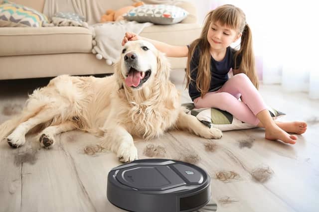 The Lefant M210P robot vacuum cleaner features Alexa compatibility and a slim body designed to fit beneath furniture
