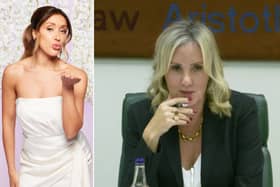 Married at First Sight participant Shona Manderson, left, and Dame Caroline Dinenage 