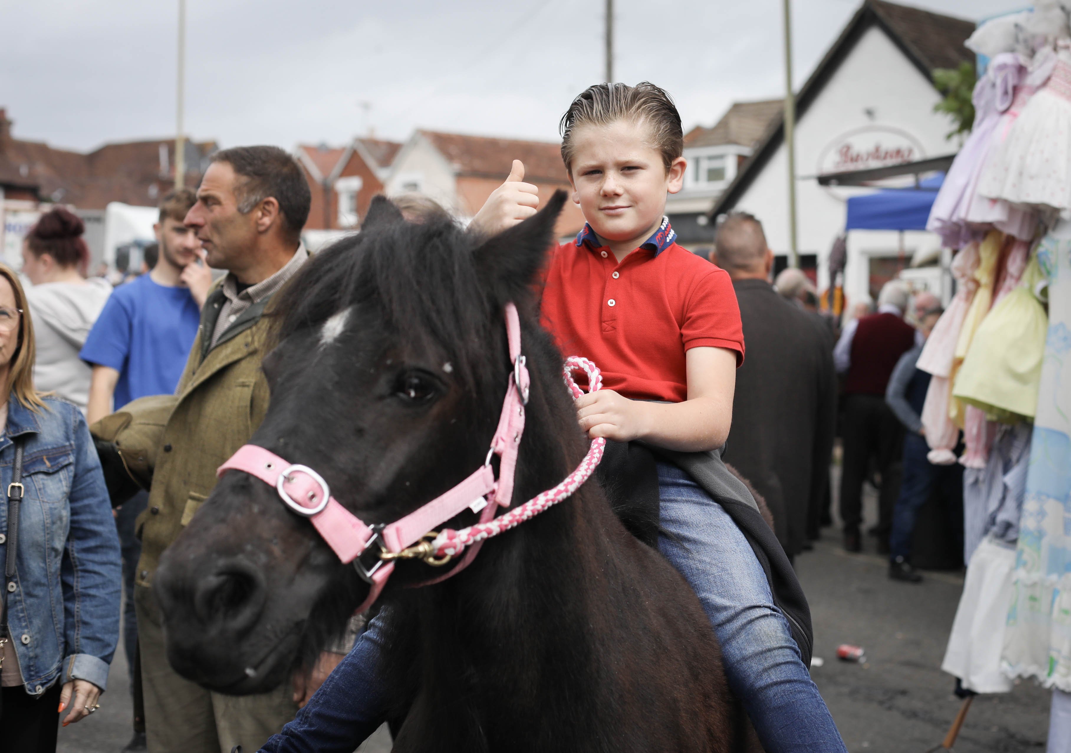 45 brilliant pictures from traditional Wickham Horse Fair - crowds flock to see races