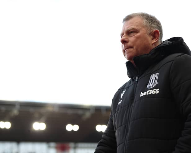 Stoke City boss Mark Robins