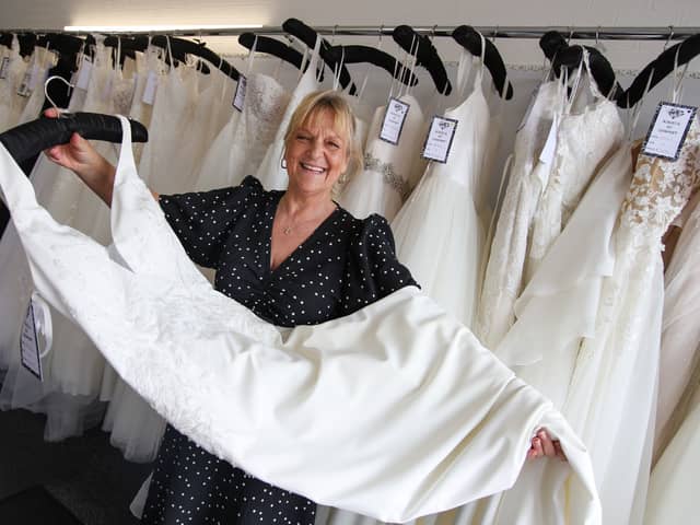 Susan's bridal shop in Stoke Road, Gosport, is closing down at the end of the month. Pictured is owner, Beverley Thorne.