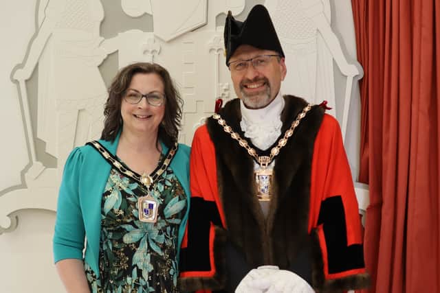 Councillor Paul Tansom and Dawn Tansom