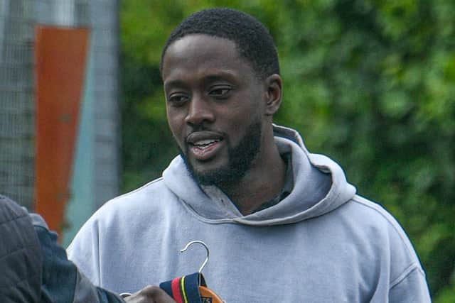 Marine Shaun Joash outside Bulford Military Court