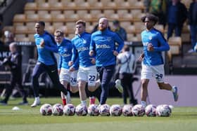 Pompey duo Zak Swanson and Connor Ogilvie are in talks over their futures. Pic: Jason Brown/ProSportsImages