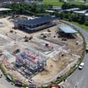 The development of the new Aldi, Costa and KFC in Waterlooville on May 21.
