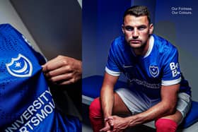 Pompey's kit for the 2025-26 season. Pic: Portsmouth FC