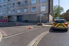 Stabbing at Tipton House in Somerstown, Portsmouth. Pictured by Alec Chapman