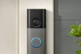 The newest-generation Ring Battery Video Doorbell includes a wireless design and no-drill mounting system