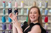 Owner Verity Horton at the grand opening of Fit & Stitch in Havant.