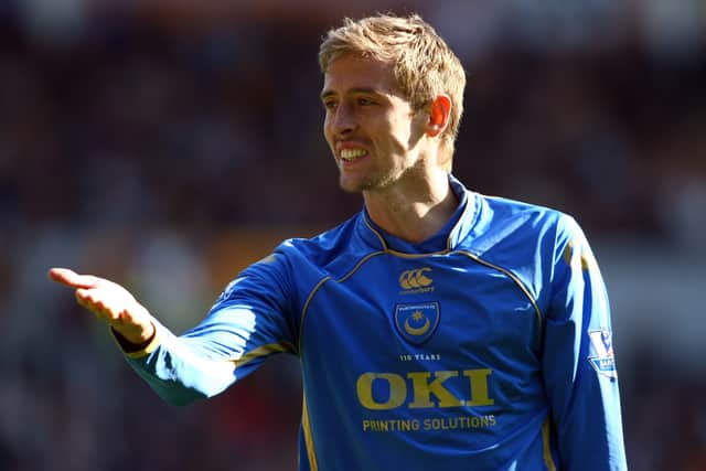 Former Pompey and Stoke striker Peter Crouch