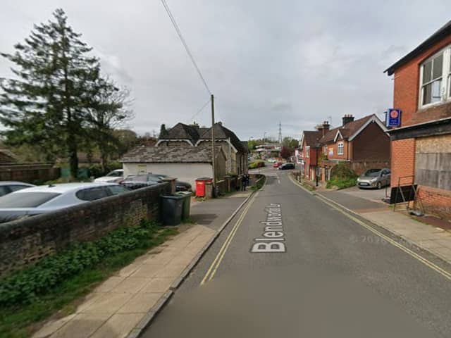 The crash took place in Blendworth near the A3.