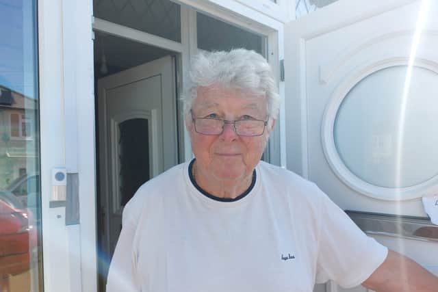 Robert Cunningham was shocked to see police at a nearby address on Hartley Road.